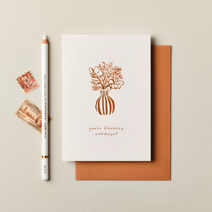 Flower Vase Birthday Card